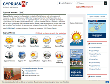 Tablet Screenshot of cyprusmovies.com